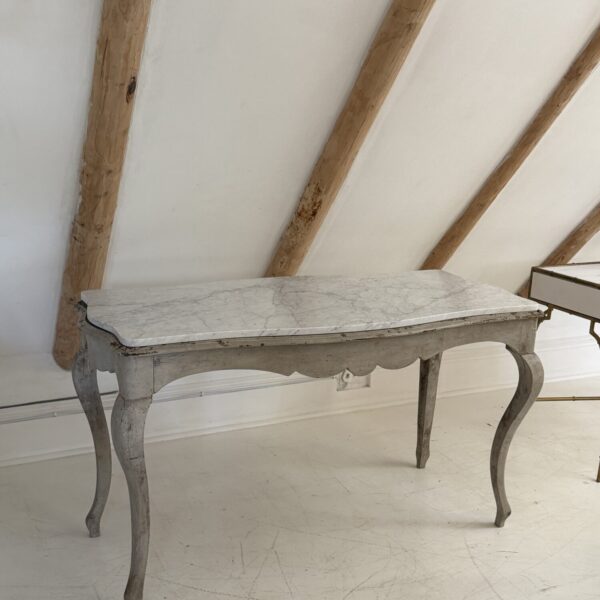 Table with marble top