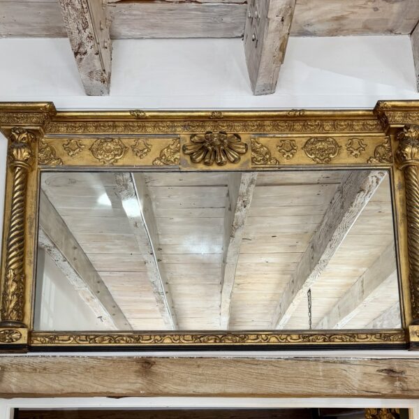 Regency gilt overmantle mirror