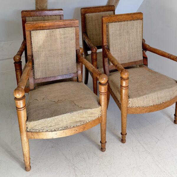 Set of Directoire period chairs