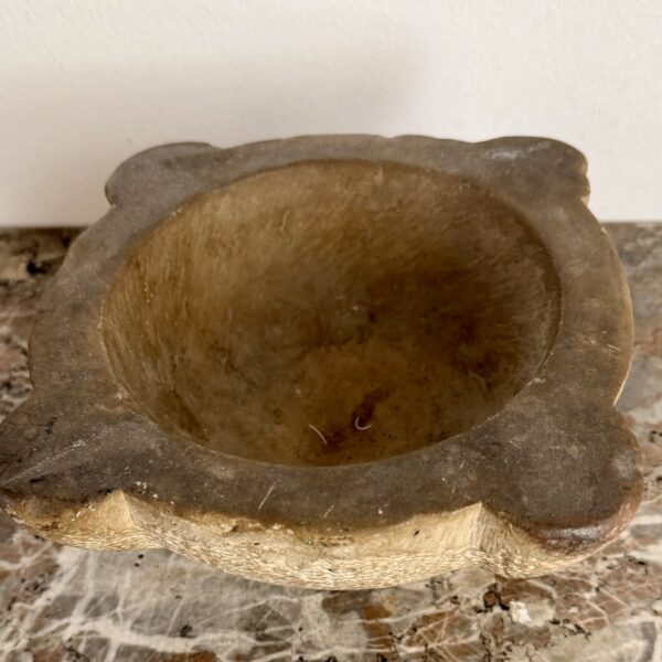 Brown marble Mortar