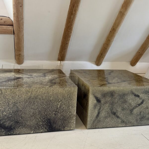 Resin coffee table