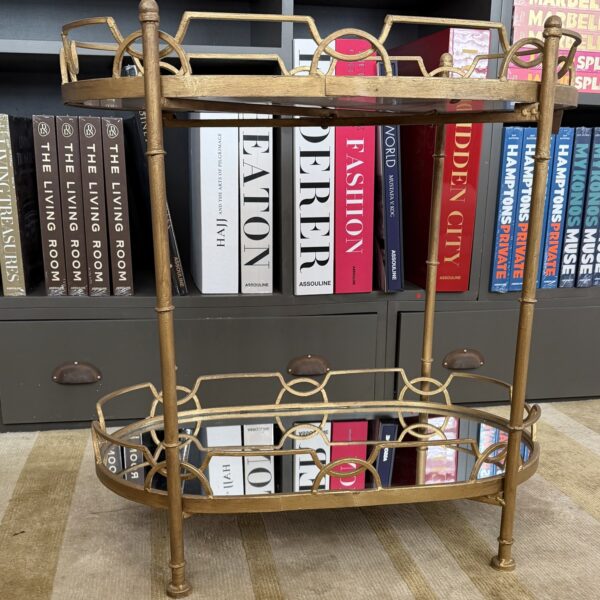Contemporary metal drinks stand