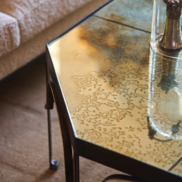 Artefect antique mirror coffee table
