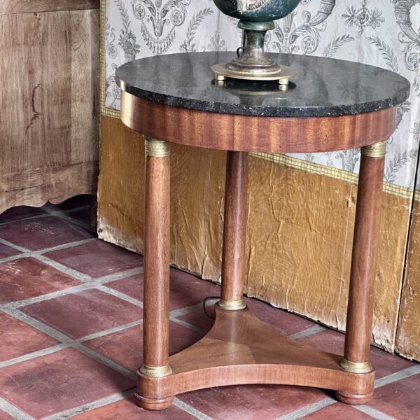 French Directoire round side table